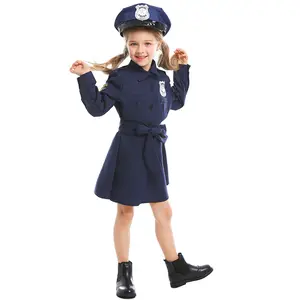 警察服装角色扮演化装女孩派对警察服装