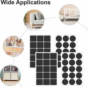 Coussinets en mousse EVA noirs coussinets <span class=keywords><strong>de</strong></span> meubles auto-adhésifs protecteurs <span class=keywords><strong>de</strong></span> sol <span class=keywords><strong>de</strong></span> jambe <span class=keywords><strong>de</strong></span> chaise antidérapant silencieux réduction du bruit mousse <span class=keywords><strong>de</strong></span> caoutchouc <span class=keywords><strong>de</strong></span> silicone - Product Image 6