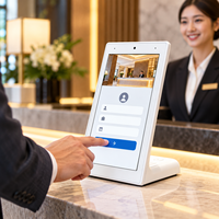 Tablette Android 10,1 pouces en format portrait, en forme de L, avec écran tactile RK3566, kiosque d'enregistrement pour hôtel avec WiFi, Bluetooth, RJ45 et caméra