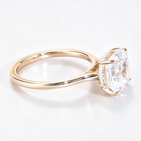 Bague en argent 925 avec diamant taille coussin de 0,8 CT, 2 CT, 3 CT, 3,5 CT, 5 CT pour femme, bijoux fins de mariage, bague en moissanite