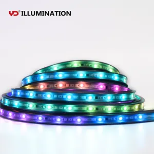 Vivid Outdoor DMX512ควบคุมกันน้ำและทนไฟ24V RGB LED Strip Light