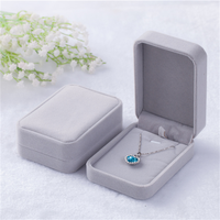 Boîte d'emballage de bijoux 7*10cm, pièces, couleur unie, pour bagues, boucles d'oreilles, montres, colliers, boîte en flanelle, cadeau, vente en gros