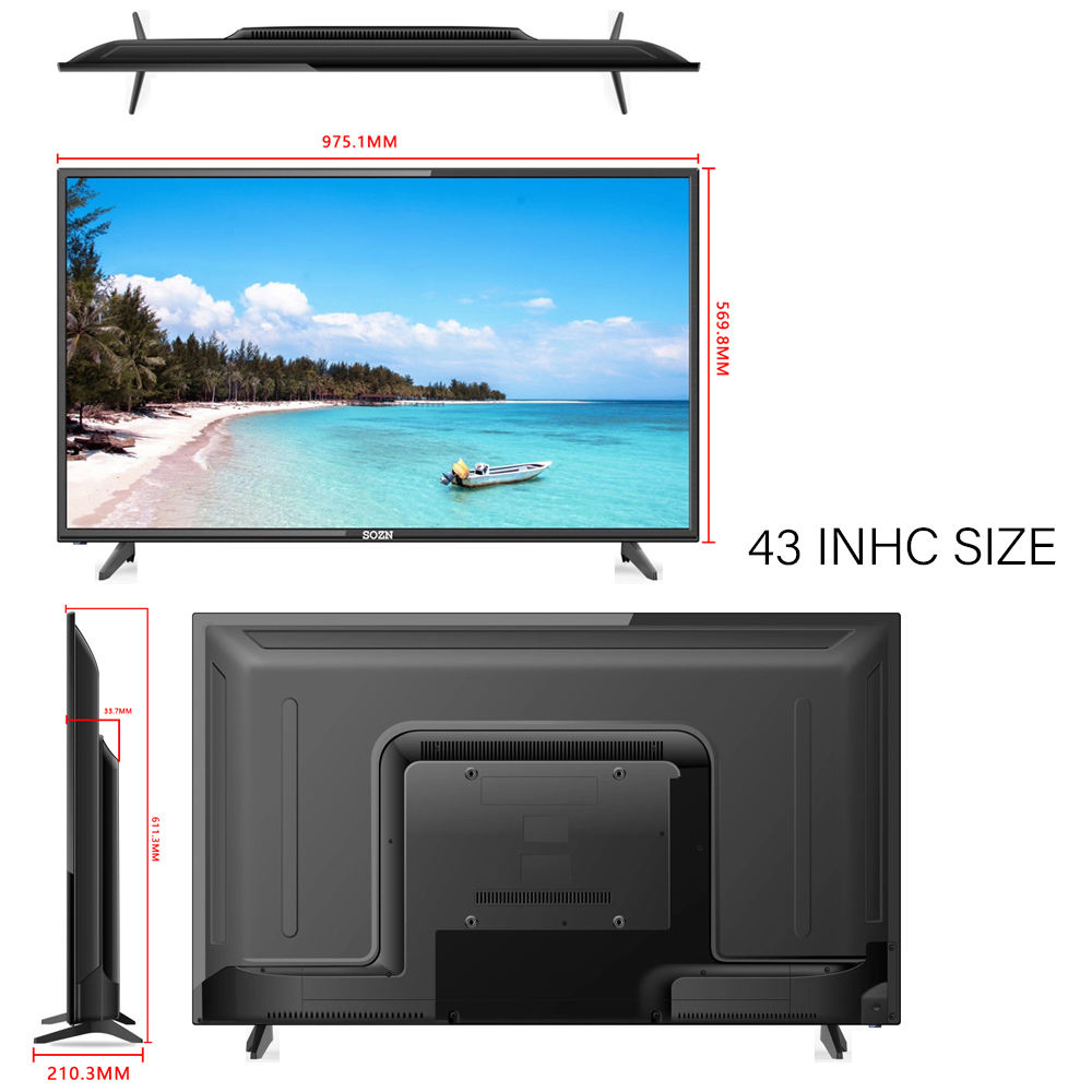 Téléviseur intelligent 43 pouces