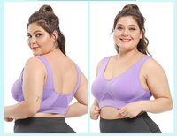 Soutien-gorge de sport pour femmes grandes tailles S-6XL, vêtements de sport, Perfect Aire Coog, maille respirante, sans couture, motif uni, imprimé par transfert thermique, sexy