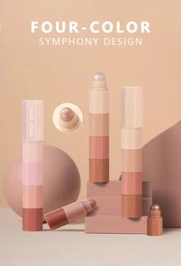 Set di ombretti opachi per il trucco con matita impermeabile privata - Product Image 3