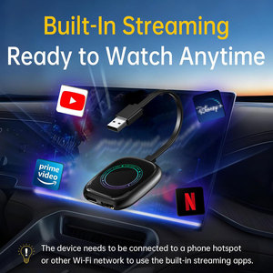 OEM/ODM, el <span class=keywords><strong>Mejor</strong></span> Reproductor Multimedia Inalámbrico para Auto 3 en 1, Carplay y Android Auto, Allwinner H618, Adaptador 3 en 1 - Product Image 3
