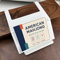 Support de règles de Mahjong américain pliable à suspendre au bord de la table, guide d'affichage mains libres, couleur personnalisée, accessoire de jeu