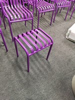 Chaise de jardin moderne en acier - Imperméable et durable, couleur personnalisable