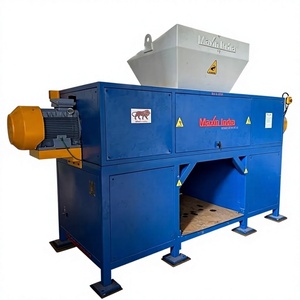 Elite Municipal Solid Waste Shredder <b>Machine</b> Double Shaft Semi Automatic Heavy Duty Plastic Crushing System for Commercial - Product Image 1