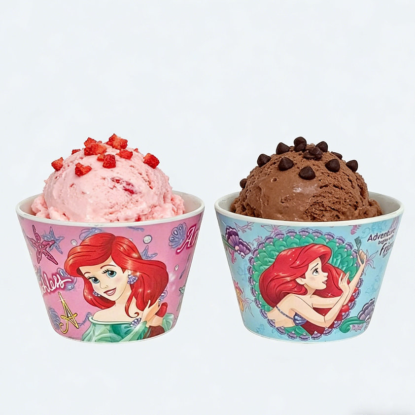 Bol à écran de glace bleu ciel de 4 pouces