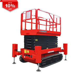 4m 6m 8m 10m 12m elektrikli parça engebeli arazi paletli makaslı adam kaldırma Ce Iso ile paletli makaslı kaldırma - Product Image 1