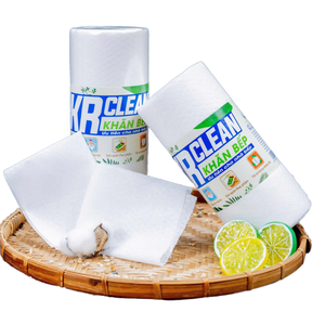 Krclean-Paños de microfibra superabsorbentes para platos, 200 hojas, 20x25cm, Blanco alto, para limpieza sostenible de superficies de mesa de cocina - Product Image 1