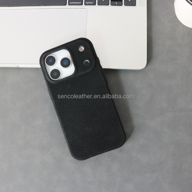 Genuine Tech Leather iPhone Case - Custom Logo Wholesale for iPhone 12-17 Series