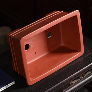 Maceta Rectangular de Zisha para Bonsái, Arcilla Morada, Estilo Chino, Maceta de Mesa para Interiores - Product Image 2