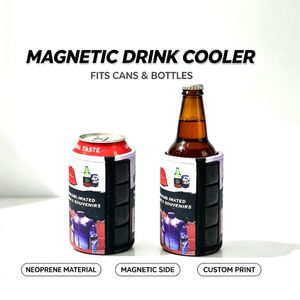 Divertido Enfriador de Latas de Cerveza con Base Magnética de Neopreno, Porta Latas de 12oz/330ml, Impermeable y Portátil - Product Image 2