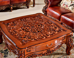 <span class=keywords><strong>Table</strong></span> <span class=keywords><strong>basse</strong></span> en <span class=keywords><strong>bois</strong></span> <span class=keywords><strong>massif</strong></span> traditionnelle de luxe sculptée à la main pour salon Classique européen Antique Luxe Couleur personnalisée - Product Image 2