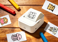 Stiker Kertas Termal Mini untuk Transfer Air, Pencetakan Barcode & Foto, dengan Konektivitas USB untuk Pembuat Label