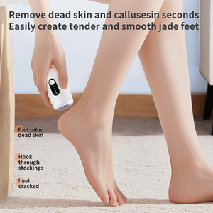 Lima Eléctrica Recargable por USB <span class=keywords><strong>para</strong></span> Pies, Mango Largo, Logotipo Personalizado, Removedor de Callos <span class=keywords><strong>para</strong></span> Pedicura, Eliminador de Piel Muerta y Callosidades - Product Image 3