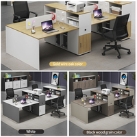 Bureau bureau personnel bureau simple moderne écran station casier partition employé bureau d'ordinateur