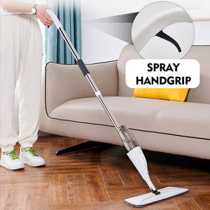 Vadrouille à jet d'eau saine plate en microfibre magique mains libres la moins chère pour le nettoyage de la maison de la fenêtre du sol avec tête rotative 360 - Product Image 4