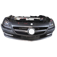 Pare-chocs avant ABS Mercedes-Benz SLK W172 avec découpes pour feux de brouillard, pour modèles SLK200/SLK300/SLK250/SLK350, noir, d'occasion, ajustement universel 1