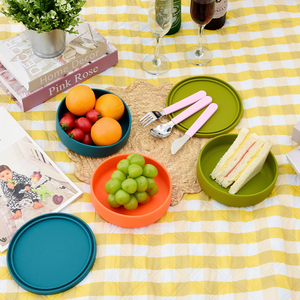 Assiette en silicone sans BPA pour enfants, anti-déversement, avec ventouse, vaisselle de qualité alimentaire pour bébés et tout-petits - Product Image 4
