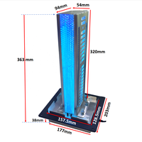 Ampoule électrique photocatalytique UVC 254 nm en quartz pour système de climatisation et de chauffage (canaux de climatisation et fours)