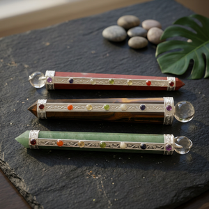 Wholesaler of Mix Stone Chakra Healing <b>Wands</b> with Love Theme From Gujarat - Product Image 2