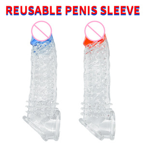 องคชาติ JJ dildo เครื่องสั่นเซ็กซ์ทอยสำหรับผู้ชายขยายอวัยวะเพศชายพิเศษถุงยางอนามัยสำหรับความเยือกเย็นทางเพศสำหรับคู่รักเลสเบี้ยน - Product Image 3