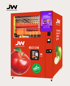 Máquina Expendedora de Jugo de Manzana JW, Máquina Expendedora de Fruta Fresca con Monedas, Tarjetas y Billetes, Autoservicio con Pantalla Táctil de 22 Pulgadas - Product Image 1