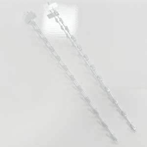 Kẹo Túi hiển thị đứng tại siêu thị thực phẩm kim loại thép treo kệ với giá tag và in logo - Product Image 5