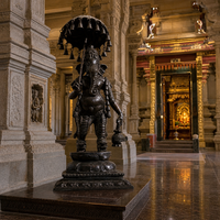 Sculpture en métal personnalisée de grande taille, représentant le dieu hindou indien Vinayagar Ganesha, en cuivre coulé, statue d'art