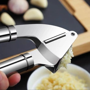 Easy Clean Stainless Steel Home Gadgets <b>Vegetable</b> <b>Tool</b> Garlic Crusher Masher Garlic Press - Product Image 3