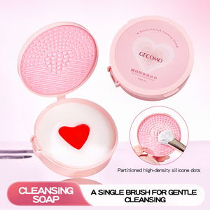 Savon Nettoyant Tout-en-un GECOMO : Barre de Nettoyage Rapide pour Pinceaux de <span class=keywords><strong>Maquillage</strong></span> et Houppettes – <span class=keywords><strong>Entretien</strong></span> Quotidien des Outils de Beauté - Product Image 1