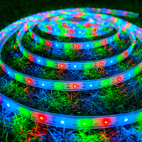 Bande lumineuse solaire LED Ledemo à 8 modes, étanche pour extérieur, pour escaliers, toit, jardin, patio, allée, clôture, décoration