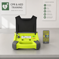Défibrillateur d'entraînement XFT 120GA AED, équipement d'étude et de formation, fournitures de premiers secours, 4 langues, avec télécommande
