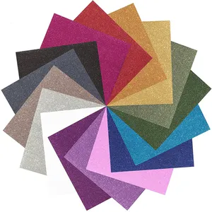 Lapisan dapat dicetak gulungan tekstil Htv Flex kualitas tinggi vinil Transfer panas Glitter untuk pakaian