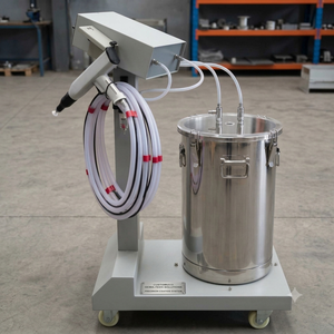 Ligne de production de peinture en poudre automatique, ligne de peinture industrielle par pulvérisation avec contrôle PLC, four de cuisson - Product Image 4