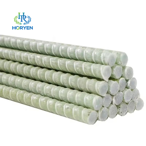 High Strength 6mm 8mm 10mm 12mm <strong>Fiberglass</strong> Corrugated Rods FRP <strong>Rebar</strong> - Product Image 2