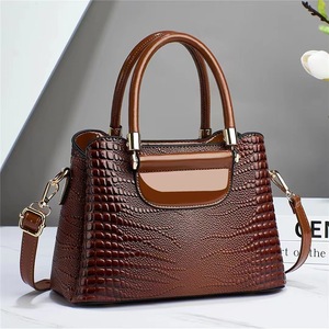 Sac à main pour femme An Ru Shi, motif crocodile, taille moyenne, noir, sac bandoulière, printemps 2024, style platine - Product Image 5