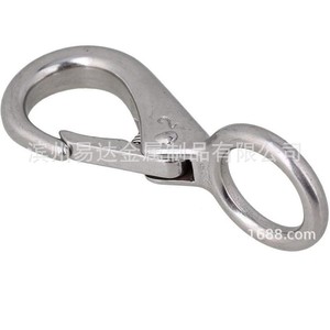 Stainless Steel Directional Spring <b>Hooks</b> 0 1 2 3 Quick Release Pet Dog <b>Clips</b> Keychains For Leashes - Product Image 2