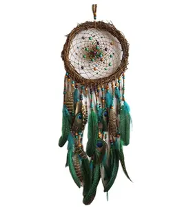 Creative Handmade Five-Ring Dream Catcher Pendant Living Room Bedroom Decoration Wall Hanging Beautiful Ornament dream catcher