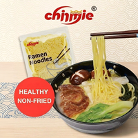 Mie Ramen Segar Basah 180g 30 Bungkus/Karton Gandum Mudah Dimasak Halal HACCP Produsen Layanan Makanan Grosir Pemasok OEM