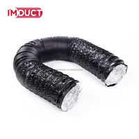 NOUVEAU Conduit flexible hermétique HVACR COMBI en aluminium et PVC pour systèmes de climatisation basse et moyenne pression, idéal pour l'hôtellerie