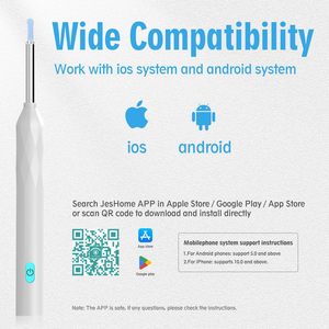 Thông Minh Hình Ảnh Ống Tai Sạch Hơn Với 6 Tai Muỗng Và Wifi Tai Máy Ảnh iPhone 50 P6 USB Ráy Tai Ráy Tai Loại Bỏ Chúng Tôi Cắm Loại - Product Image 5