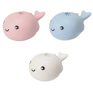 Whale Suspended Ball Blowing Toy Kreatif Fun Ocean Little Whale Kipas Angin Elektrik Bola Apung Mainan untuk Anak-anak Puzzle Mainan Hadiah