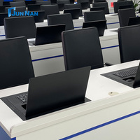 Moniteur LCD escamotable de 17,3 pouces pour table de salle de conférence, élévateur électrique pour écran LCD escamotable