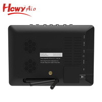 TV Digital Mini Portabel Genggam Layar TFT 7 Inci 800x480 dengan Baterai Isi Ulang Terintegrasi, Radio FM, Analog DVB-T2 ATSC