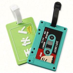 Etiqueta de Equipaje de PVC Sublimable con Logotipo Personalizado, Correa de Plástico con Lazo - Product Image 2