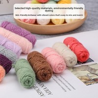 Pelote de fil en polyester laitier à 4 brins, doux et respirant, pour la fabrication de fil à filer